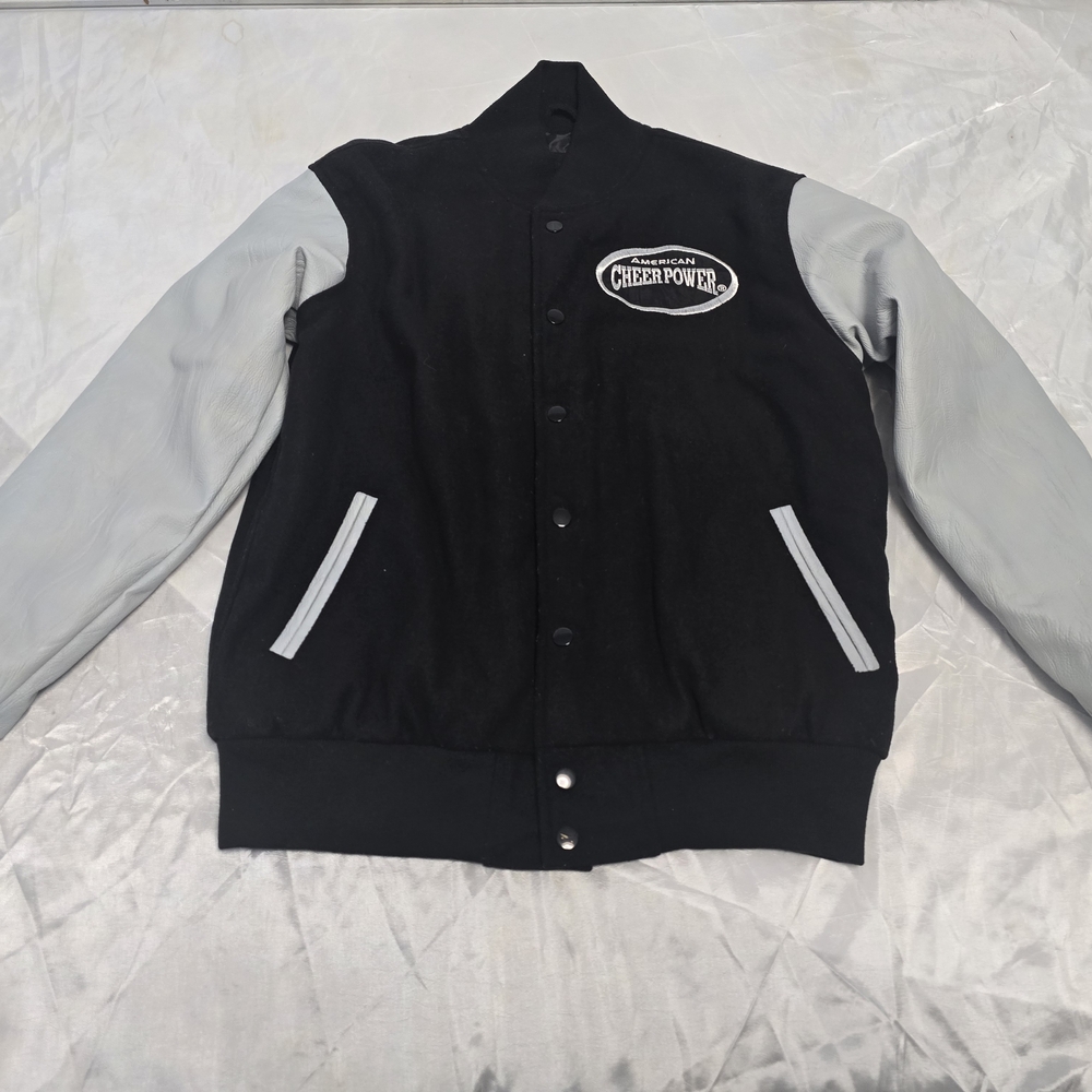 Black and Gray Varsity Jacket